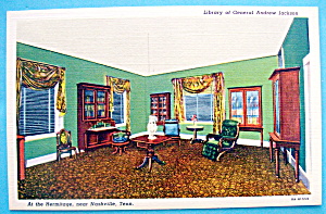 Library Of General Andrew Jackson Postcard