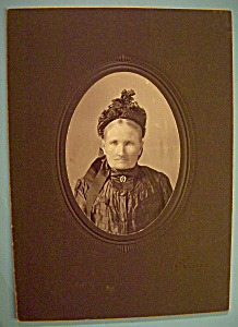 Mourning After - Cabinet Photo Of A Widow Taylor
