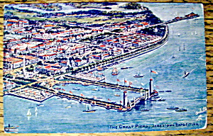 The Great Piers, Jamestown Exposition Postcard