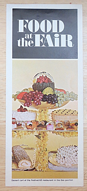 Food At The Fair Brochure 1965 New York World's Fair