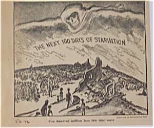 Political Cartoon - May 6, 1946 Starvation