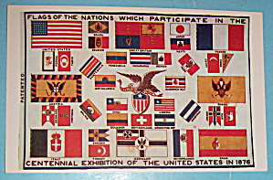 Flags Of The Nations Postcard