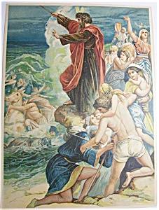 1890's Moses Parts The Red Sea