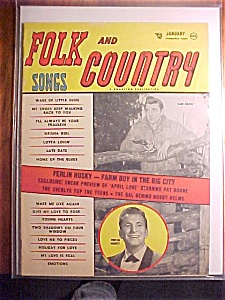 Folk And Country Songs Magazine-january 1958-april Love