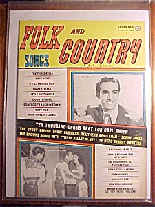 Folk And Country Songs Magazine - December 1959
