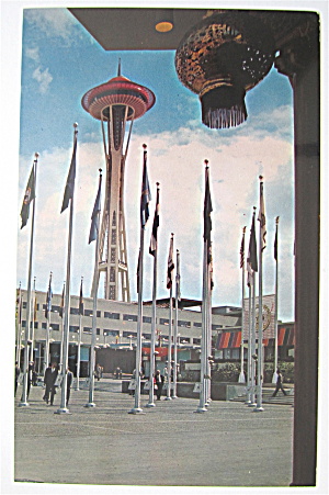 Plaza Of States, Seattle World's Fair Postcard