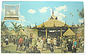 Caribbean Pavilion, New York World Fair Postcard