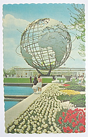 Unisphere & Court Of Peace New York World Fair Postcard