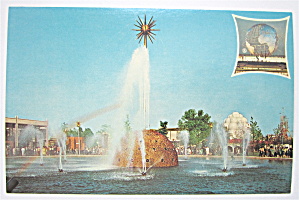 The Solar Fountain, 1965 New York World Fair Postcard