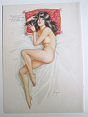 Alberto Vargas Pin Up Girl March 1966 Become A Star