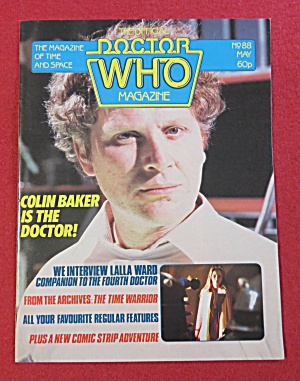 Doctor Who Magazine May 1984 Colin Baker Is Doctor