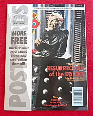 Doctor (Dr) Who Magazine December 23, 1992