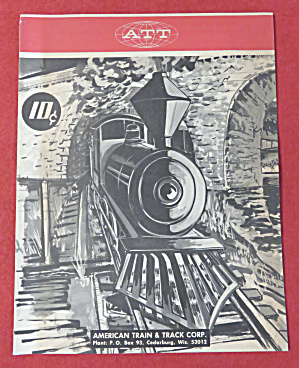 American Train & Track Corp Model Railroad Catalog 1969