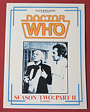 Doctor (Dr) Who Magazine 1986 Season Two: Part 2