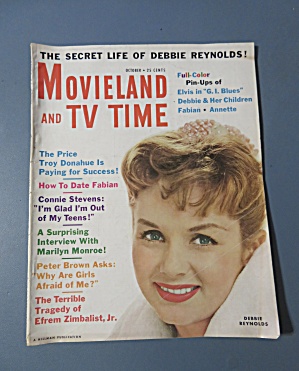 Movieland & Tv Time Magazine 1960 Debbie Reynolds