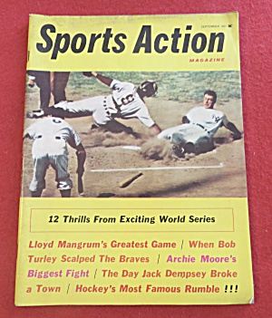 Sports Action Magazine September 1962 World Series