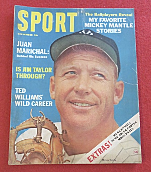 Sport Magazine September 1964 Mickey Mantle