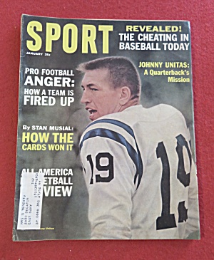 Sport Magazine January 1965 Johnny Unitas