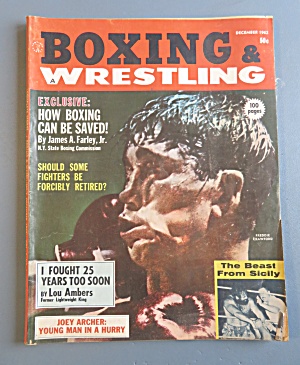 Boxing & Wrestling Magazine December 1962 Joey Archer