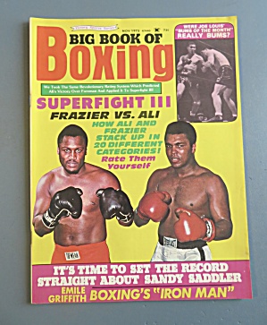 Big Book Of Boxing Magazine November 1975 Frazier/ali