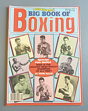 Big Book Of Boxing Magazine September 1977 Fan Ballot