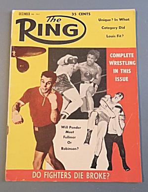 The Ring Magazine December 1960 Fullmer/robinson