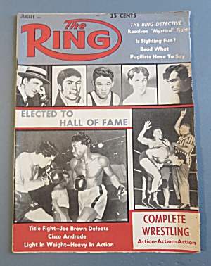 The Ring Magazine January 1961 Hall Of Fame