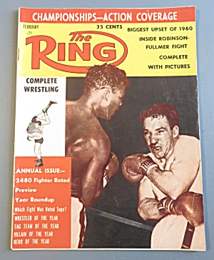 The Ring Magazine February 1961 Robinson-fullmer Fight