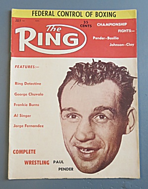 The Ring Magazine July 1961 Paul Pender