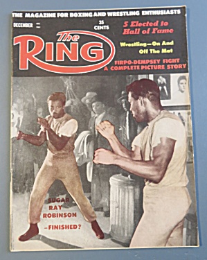 The Ring Magazine December 1961 Sugar Ray Robinson