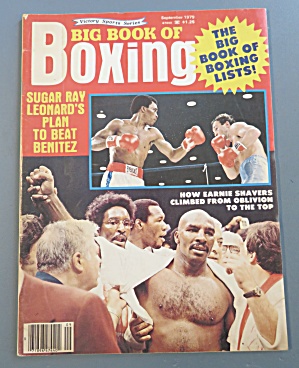 Big Book Of Boxing Magazine September 1979 Sugar Ray