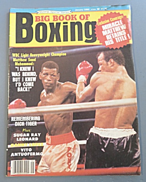 Big Book Of Boxing Magazine January 1980 Matthew Saad