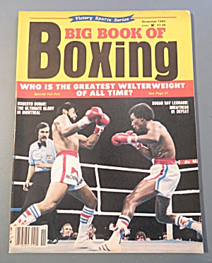 Big Book Of Boxing Magazine November 1980 Roberto Duran