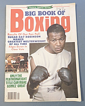 Big Book Of Boxing Magazine January 1981 Sugar Ray