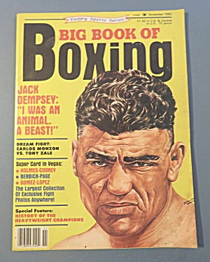 Big Book Of Boxing Magazine November 1982 Jack Dempsey