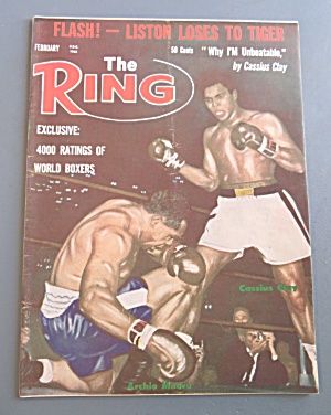 The Ring Magazine February 1963 Liston Loses To Tiger