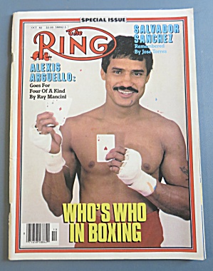 The Ring Magazine October 1982 Alexis Arguello