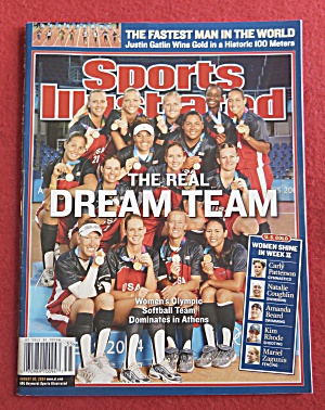 Sports Illustrated Magazine August 30, 2004.dream Team