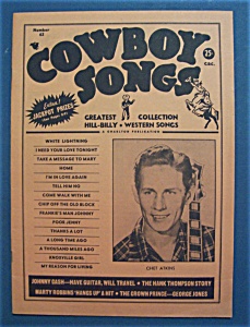 Cowboy Songs Magazine - July 1959 - Chet Atkins Cover