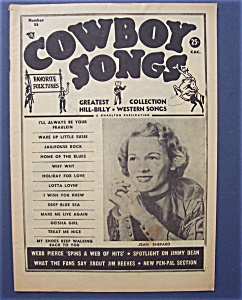 Cowboy Songs- March 1958 -jean Shepard