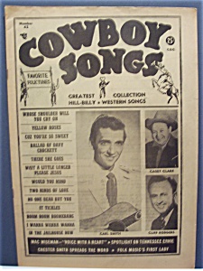 Cowboy Songs Magazine - Aug 1955 - Smith, Clark/rodgers