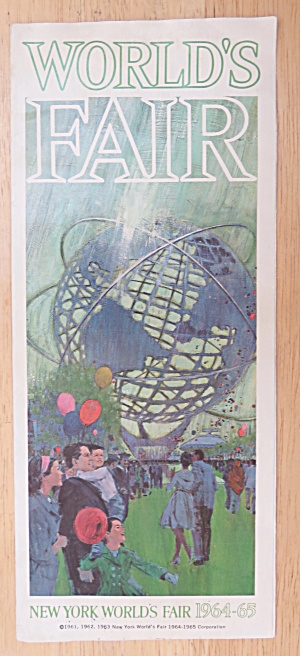New York World's Fair Brochure 1964-65 World's Fair