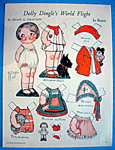 Dolly Dingle Paper Doll - March 1933 - In Russia