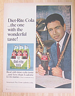 1967 Diet Rite Cola With Jazz Musician Paul Horn
