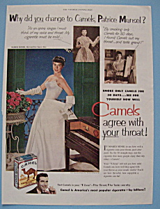 Vintage Ad: 1952 Camel Cigarettes W/ Patrice Munsel