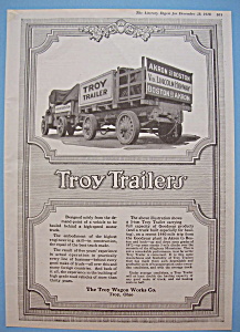 Vintage Ad: 1918 Troy Trailers