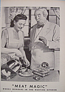 Vintage Ad: 1943 B. V. W/ George Rector