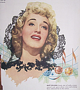 Vintage Ad: 1945 General Electric Radio W/ Rise Stevens