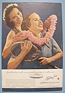 Vintage Ad: 1939 Matson Line To Hawaii