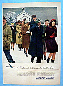Vintage Ad: 1946 American Airlines